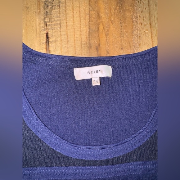 REISS Bridey Long Sleeve Knitted Midi Dress Wedding Guest Travel Cocktail City - Picture 8 of 8